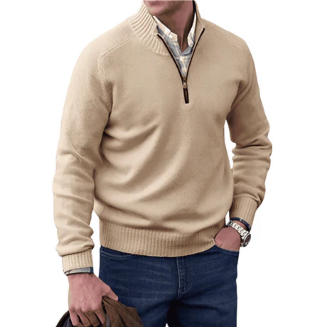 Emillio | Casual Winter Half Zip Sweater For Men