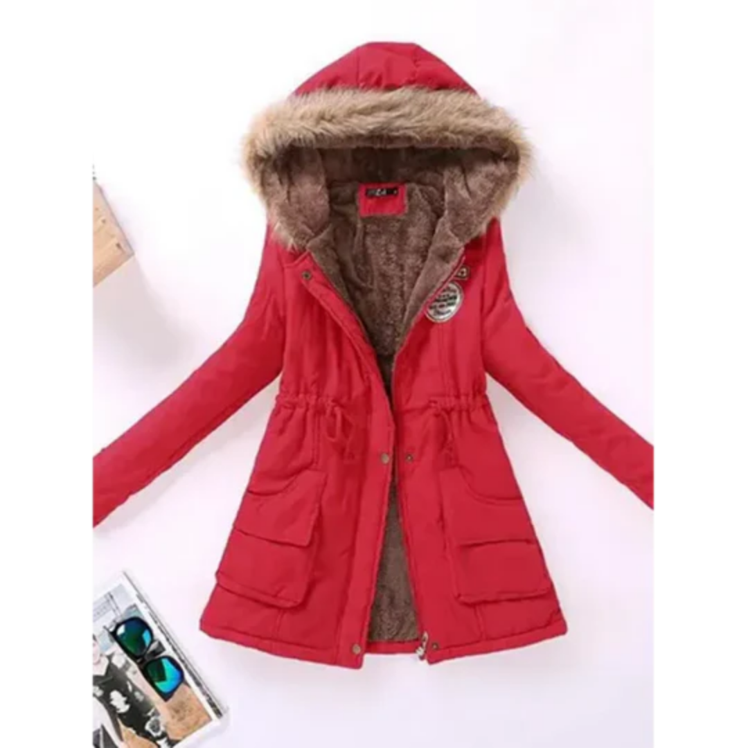 Alisson | Winter Warm Zip Up Parka Jacket For Women