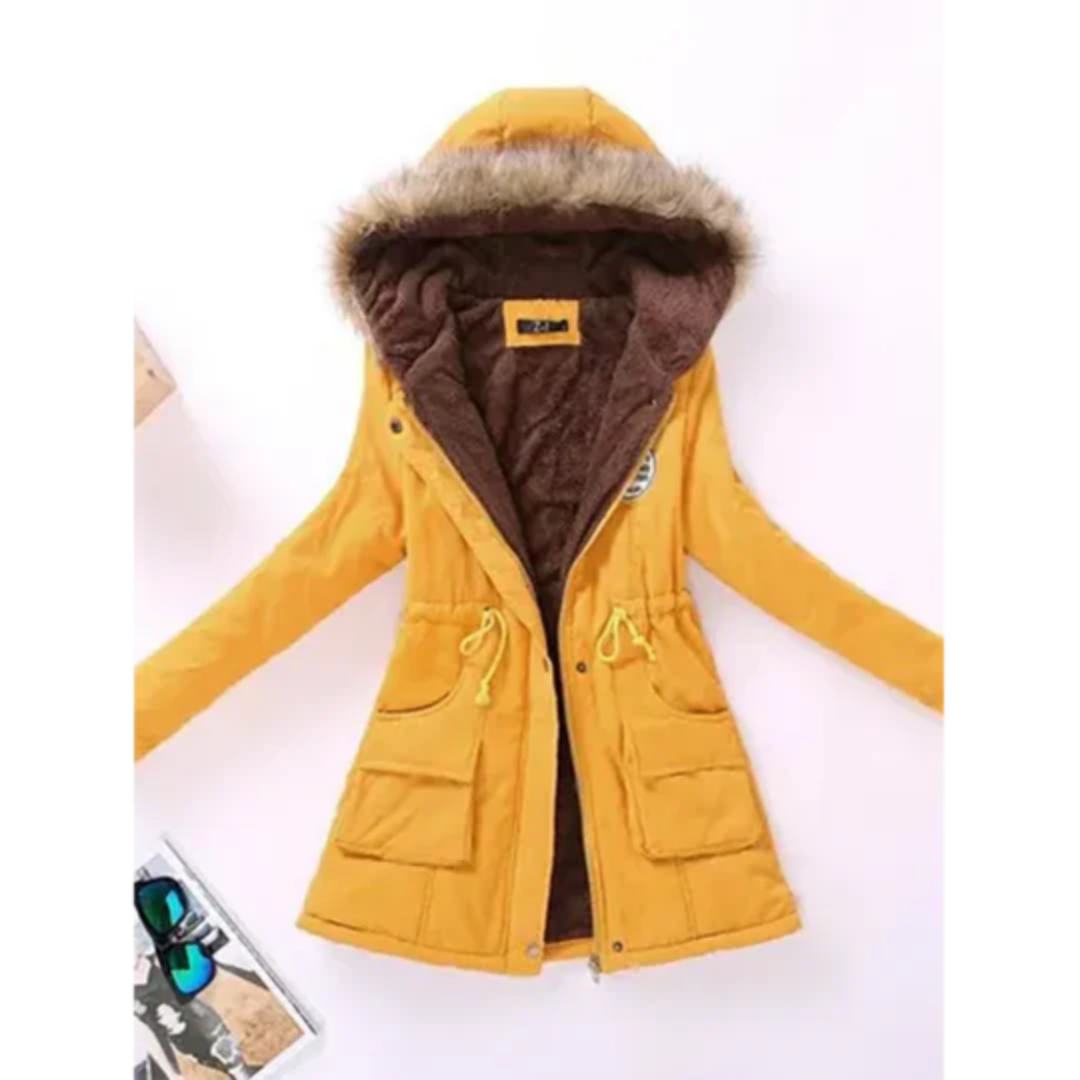 Alisson | Winter Warm Zip Up Parka Jacket For Women