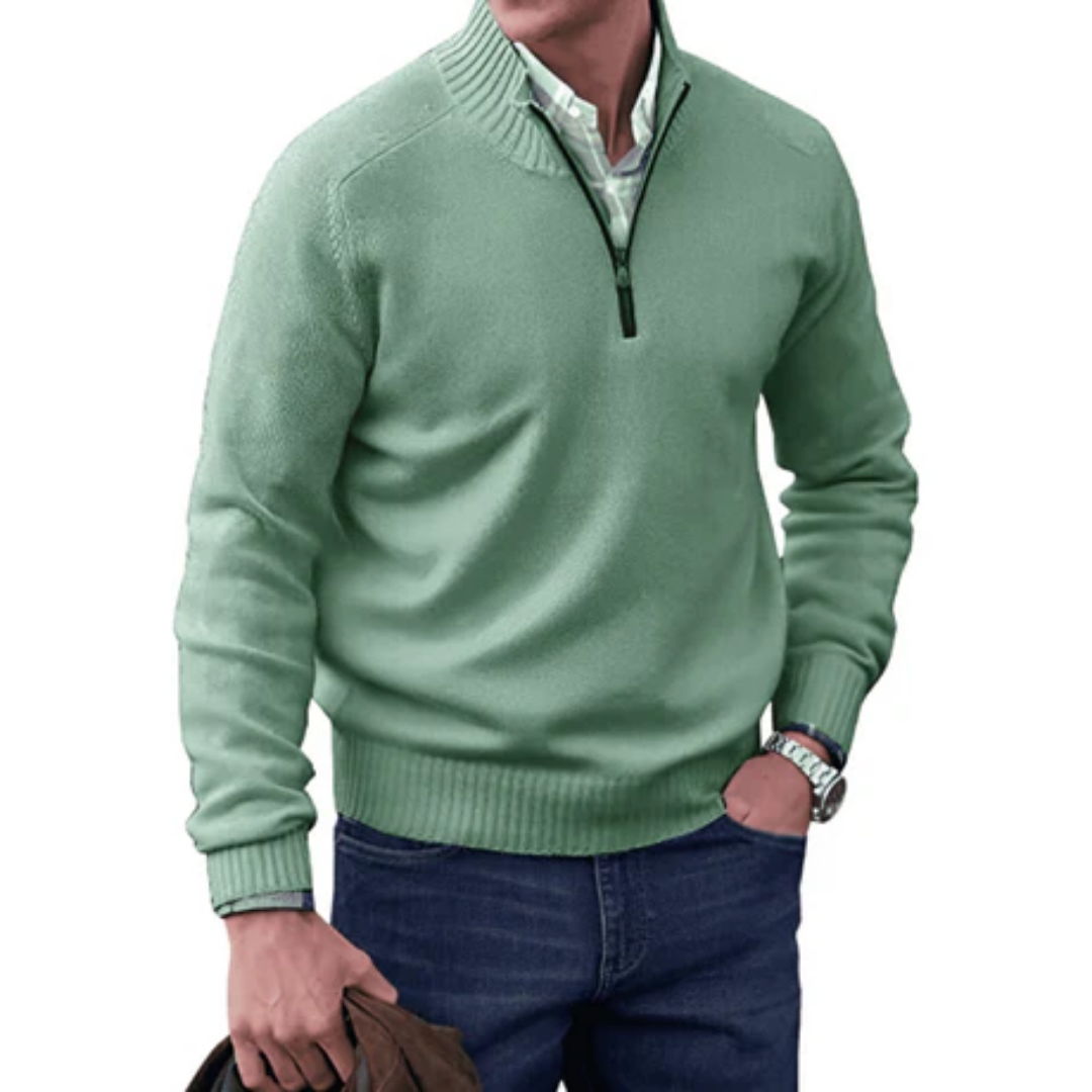 Emillio | Casual Winter Half Zip Sweater For Men