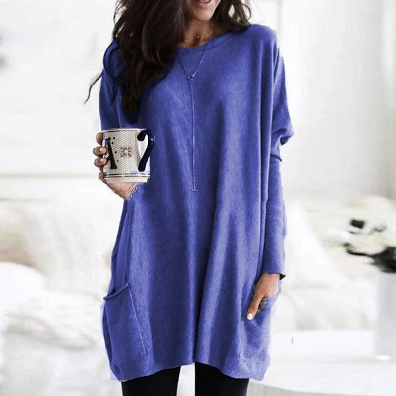 Casual long-sleeved top