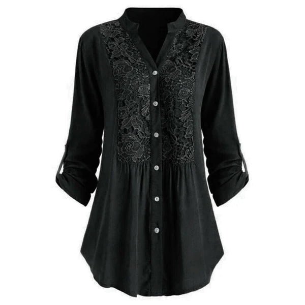 Casual blouse with long sleeves