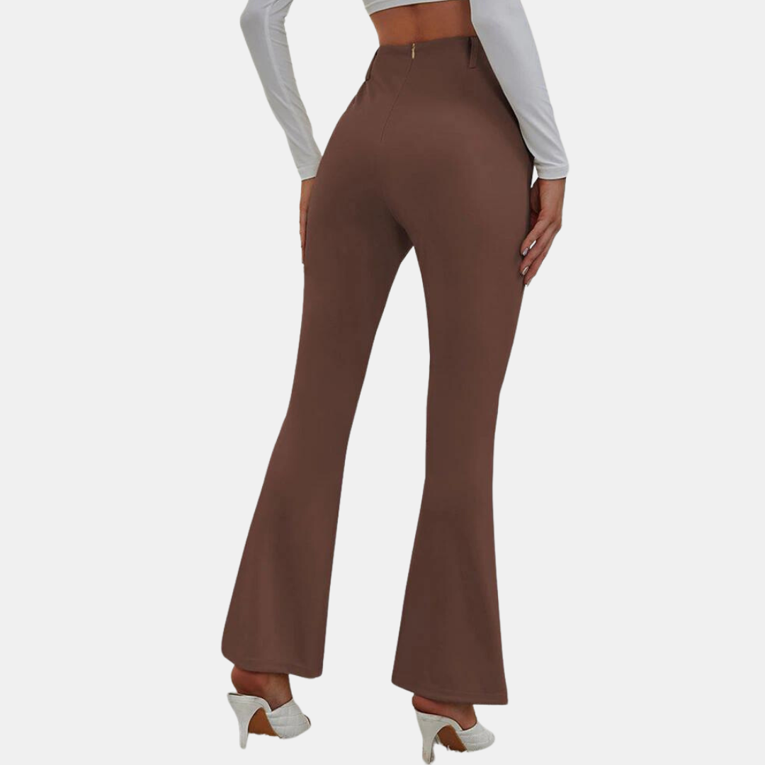 Stylish flared trousers