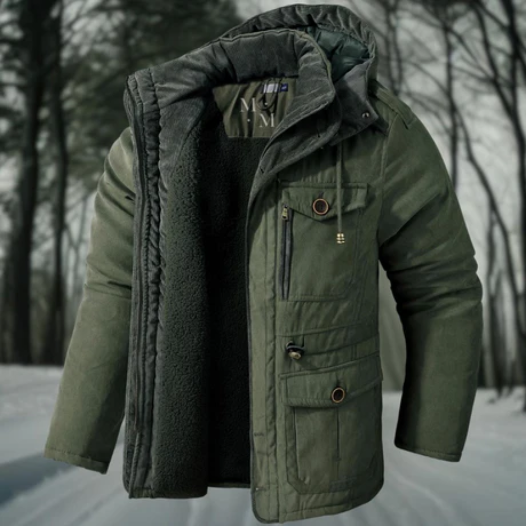 Houston | Thick Winter Jacket With Hood For Men