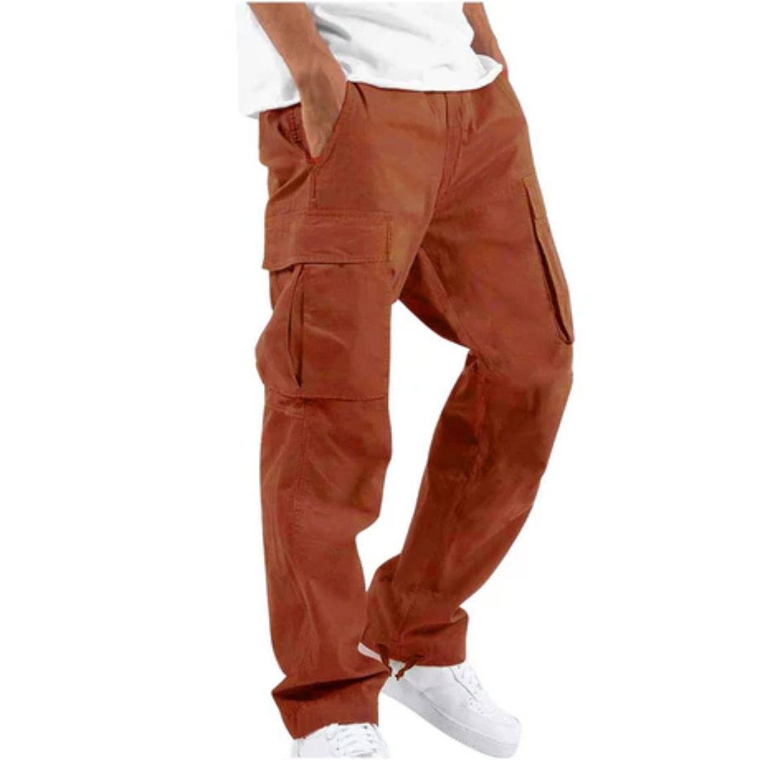 Edmund | Casual Straight Cut Cargo Pants For Men