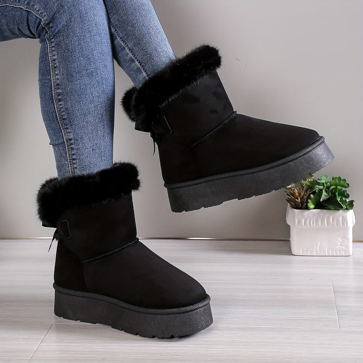 Comfortable & Warm Plush Boots