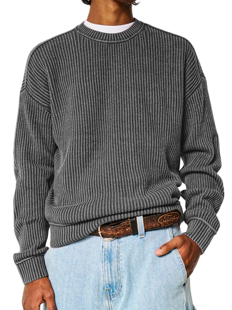 Gadiel™ - Basic Round Neck Sweater