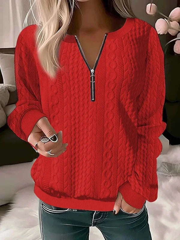 Casual knitted jumper for women