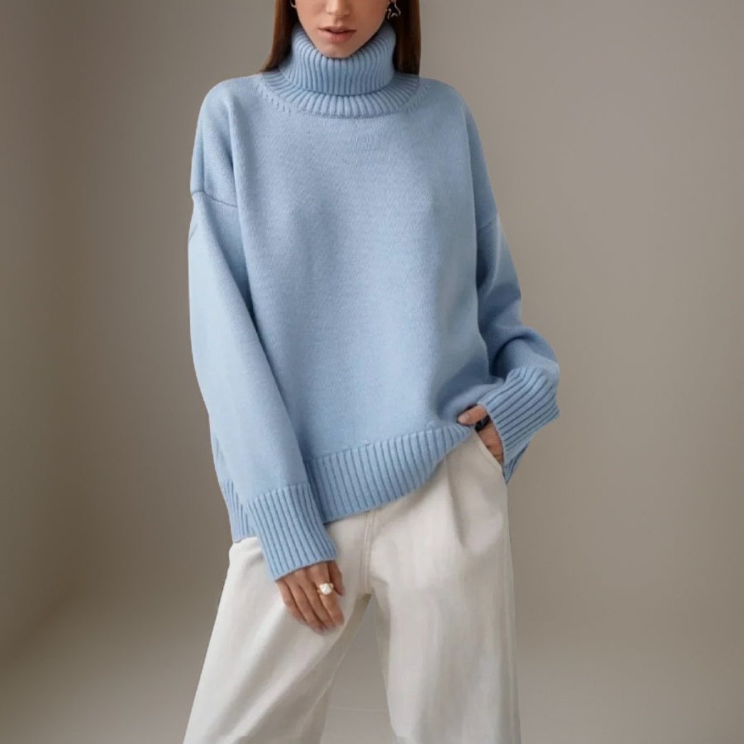 Giay | Warm Oversized Turtleneck Sweater for Women