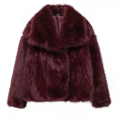 Sonia™ - Synthetic Fur Coat