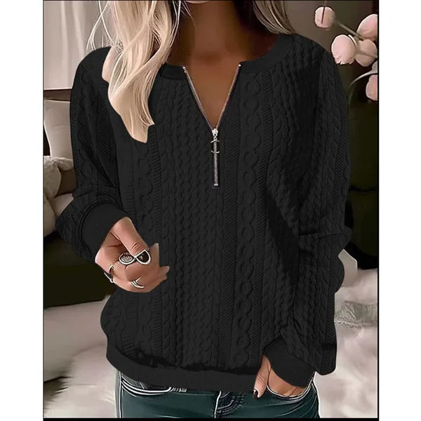 Casual knitted jumper for women