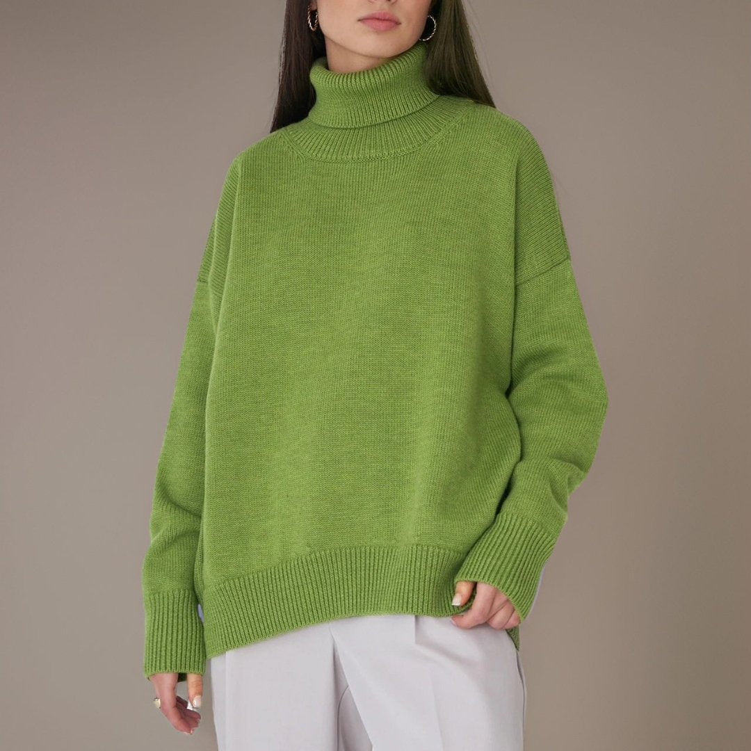 Giay | Warm Oversized Turtleneck Sweater for Women