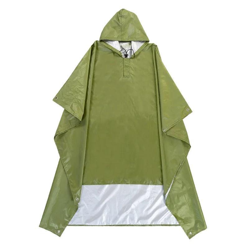 Long waterproof rain coat