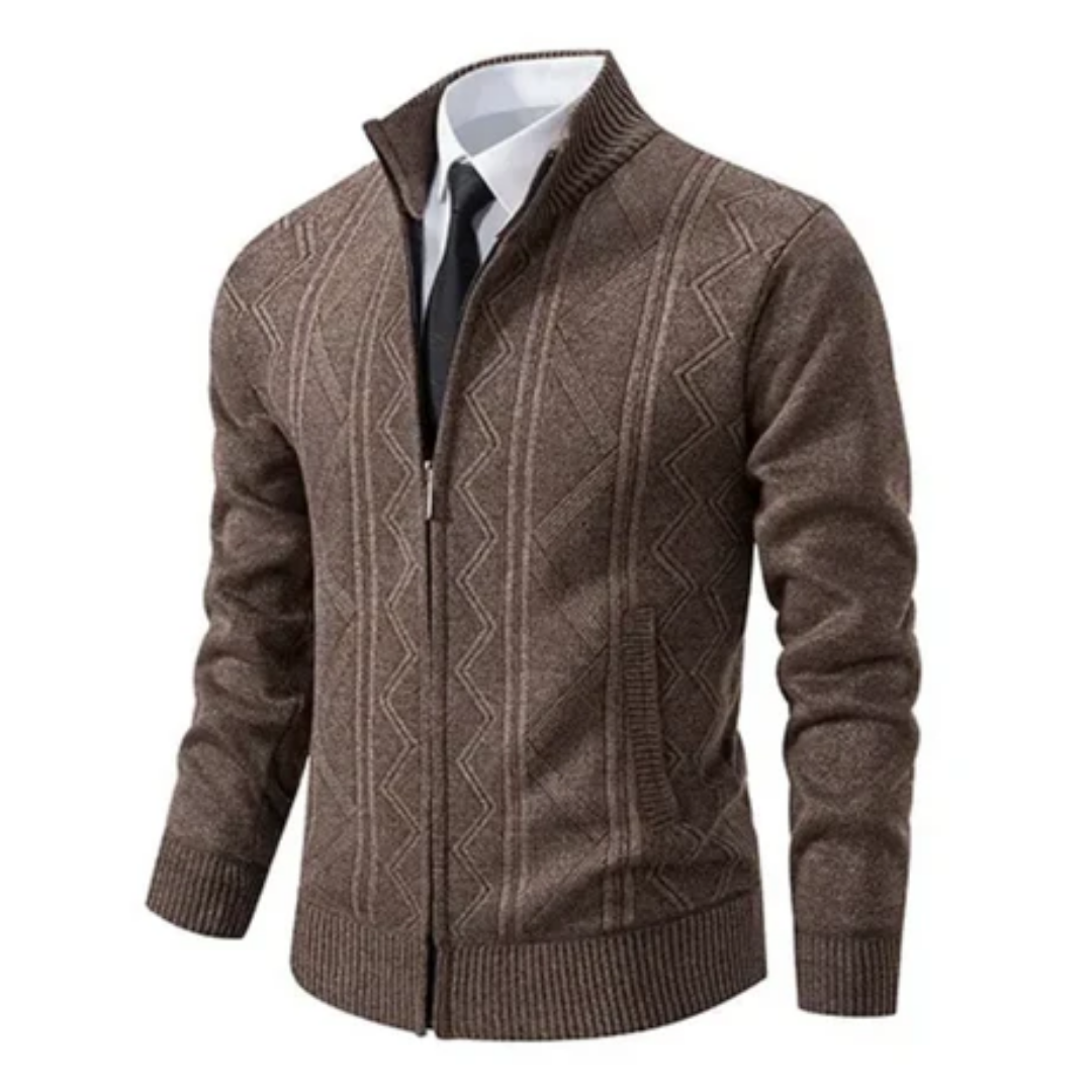 Caloy | Casual Work Zip Up Cardigan For Men