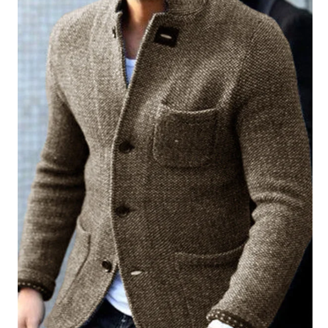 Wolfhartan | Warm Winter Knitted Coat For Men