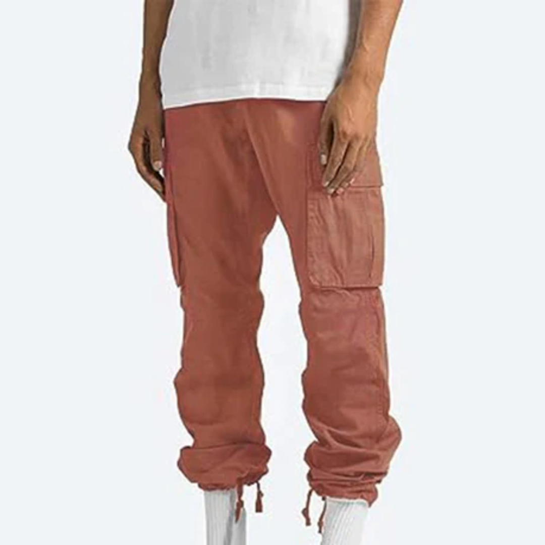 Edmund | Casual Straight Cut Cargo Pants For Men