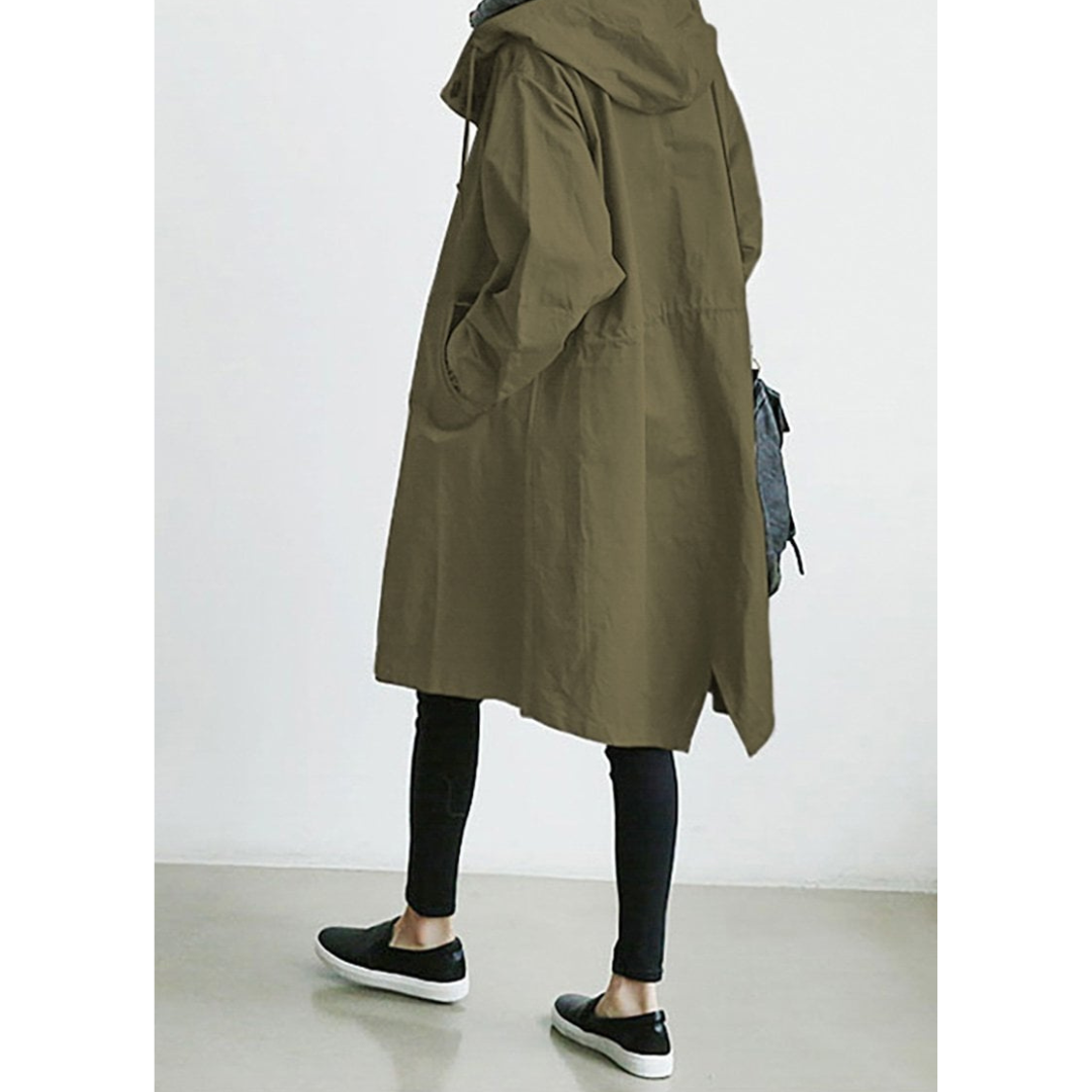 Felicitamin | Long Waterproof Hooded Coat For Women