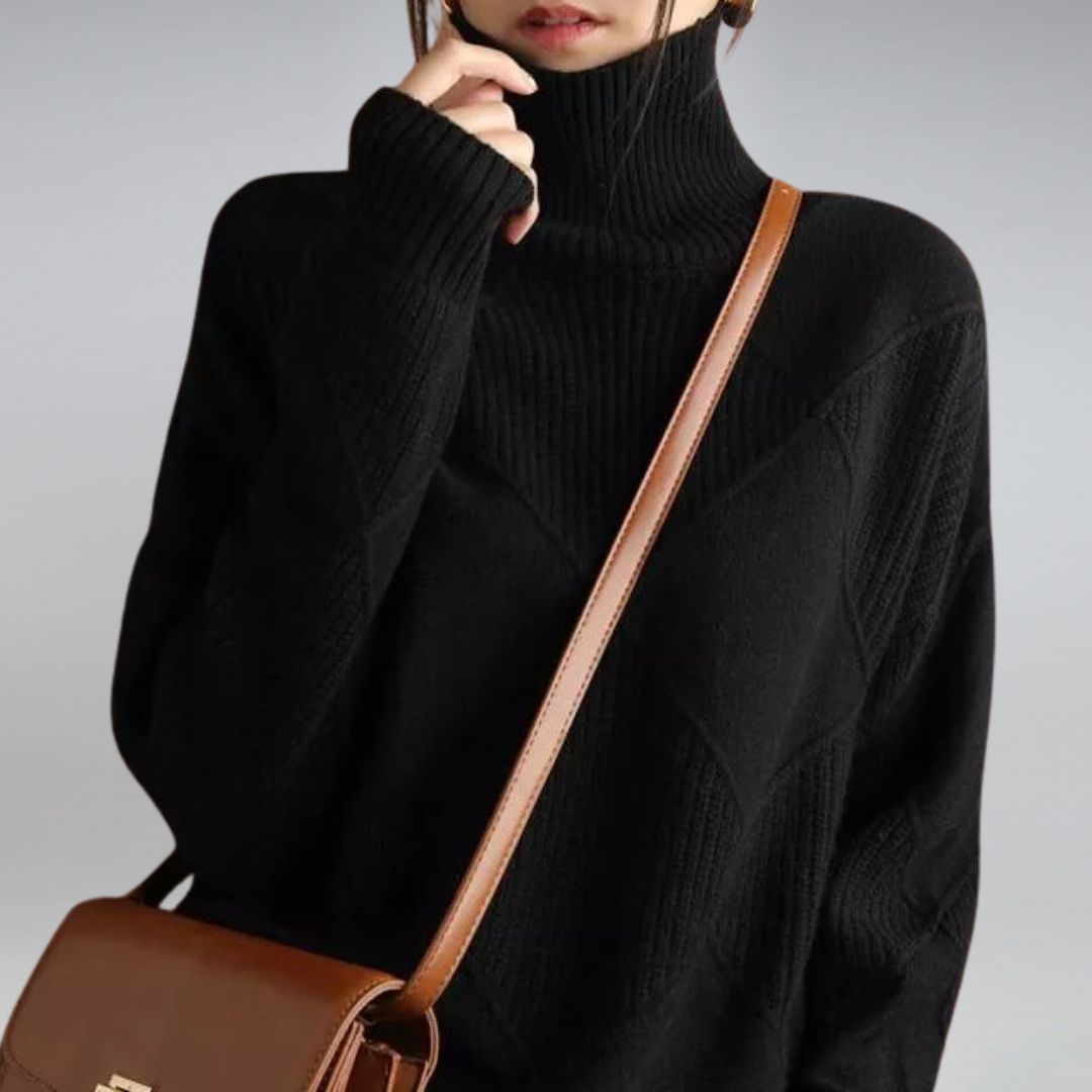 Adelle - Cashmere Turtleneck Sweater