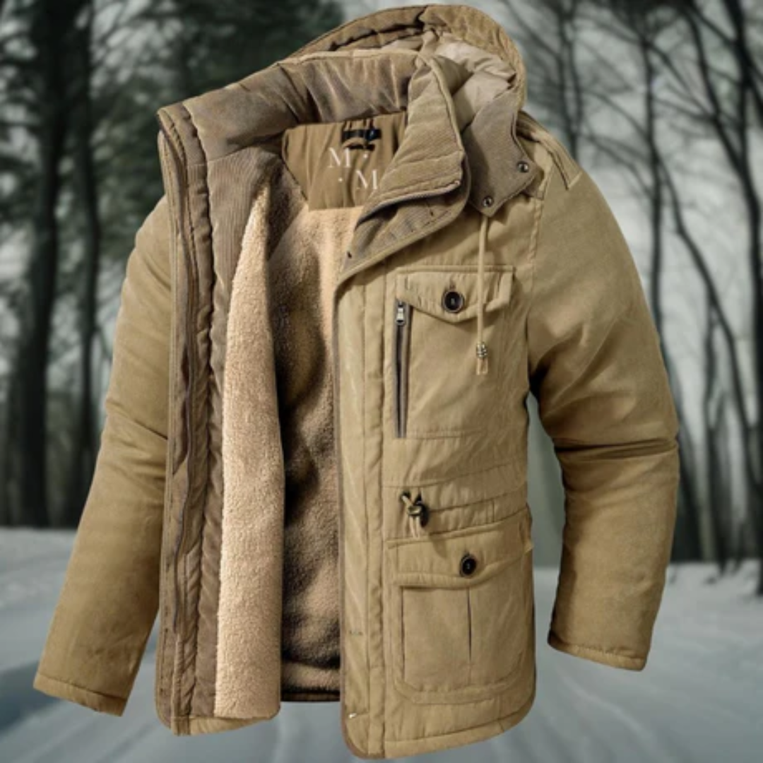 Houston | Thick Winter Jacket With Hood For Men