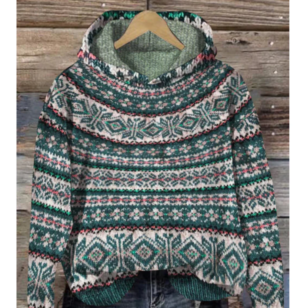 Jaime | Winter Knitted Boho Hoodie For Men