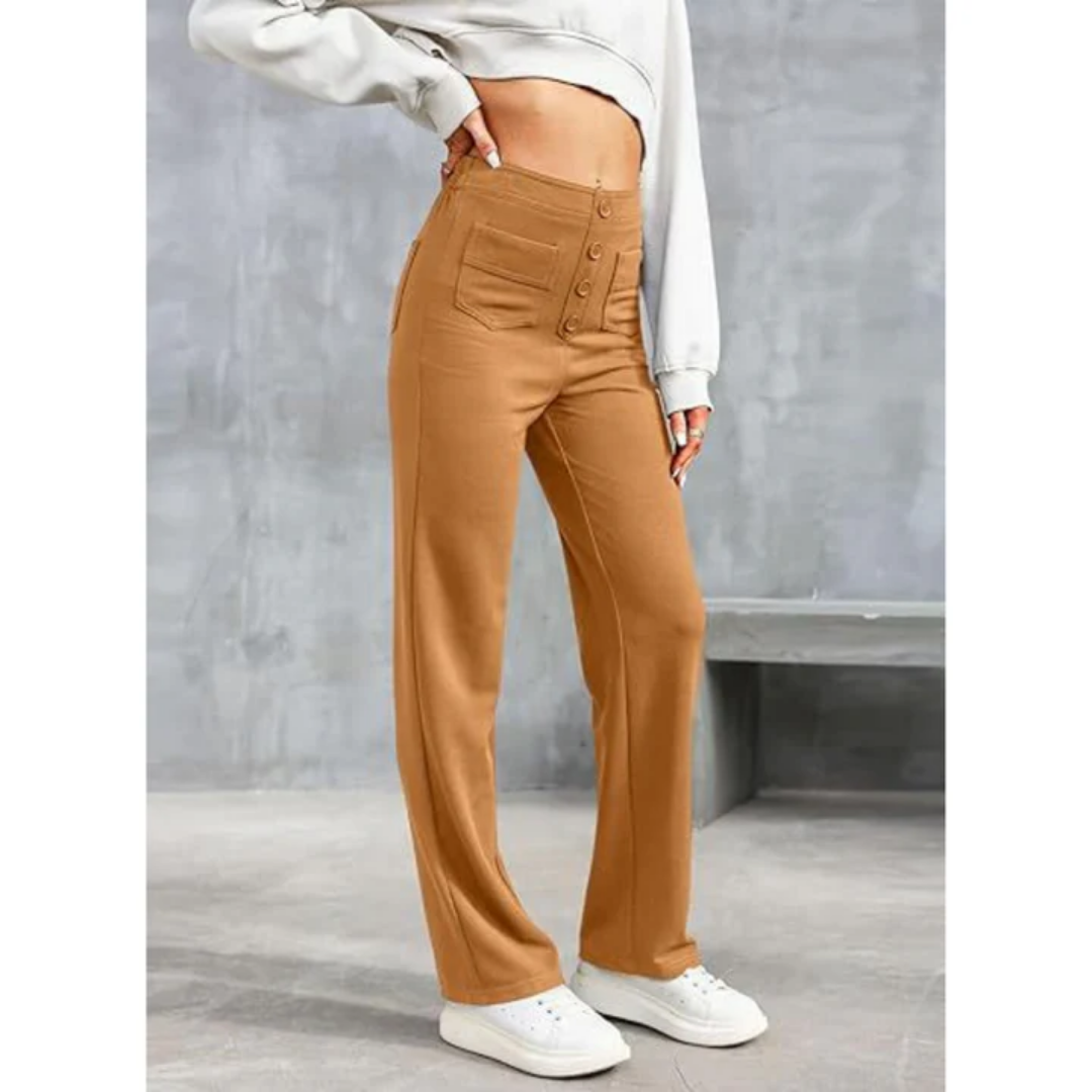 Belle | High Waist Wide Leg Jeans For Women