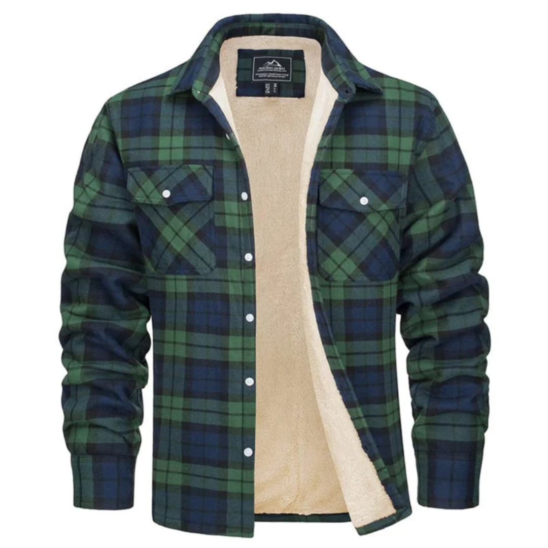 Cedrick | Plaid Long Sleeve Shirt For Men