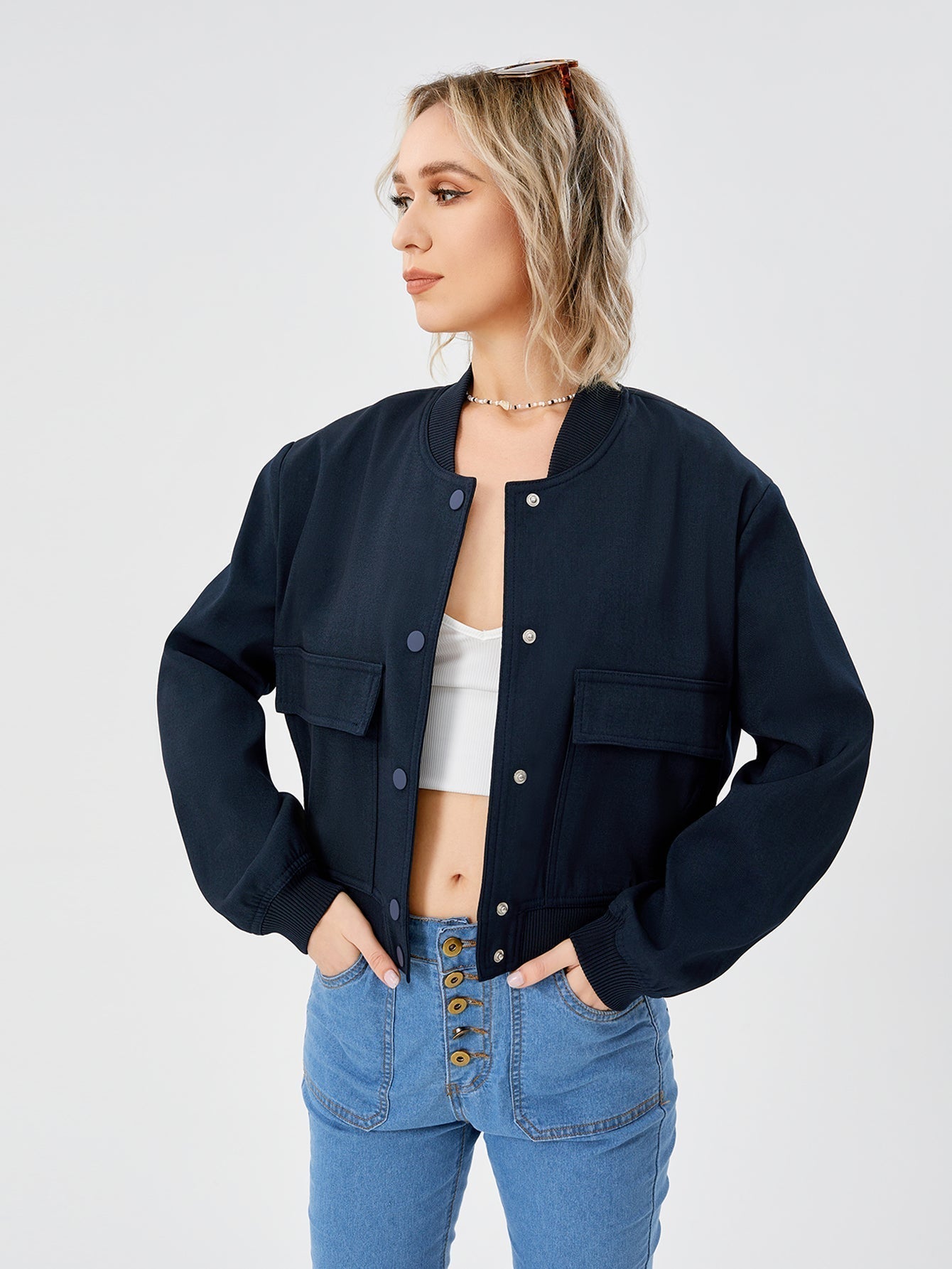 Women's Thin Bomber Jacket