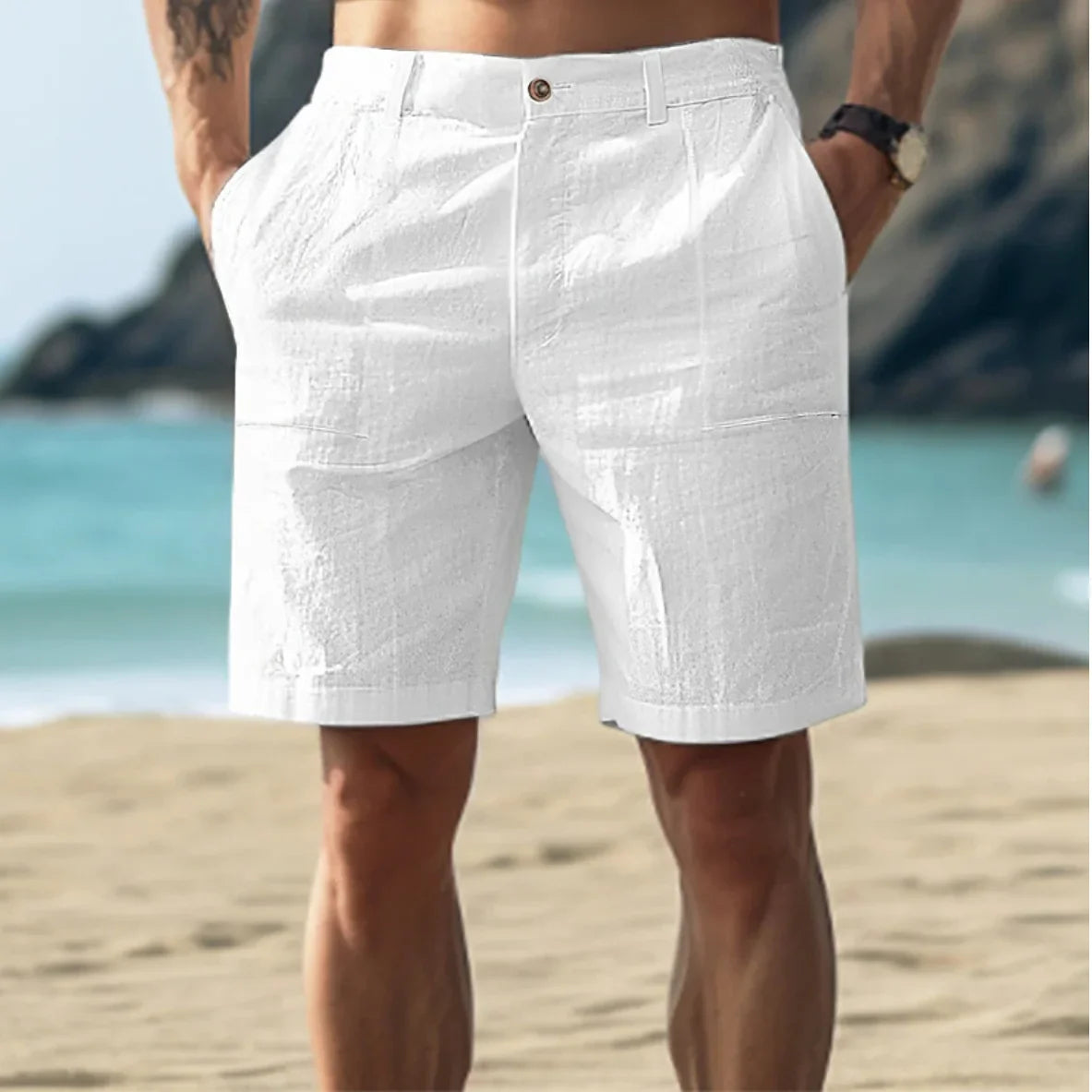 Linen Shorts For Summer