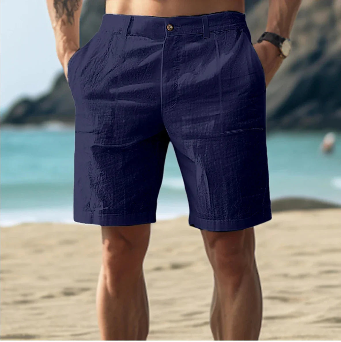 Linen Shorts For Summer