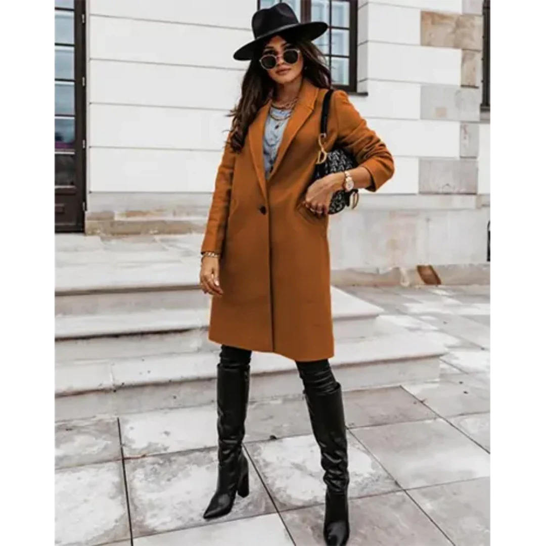 Alitze | Warm Long Trench Coat for Women