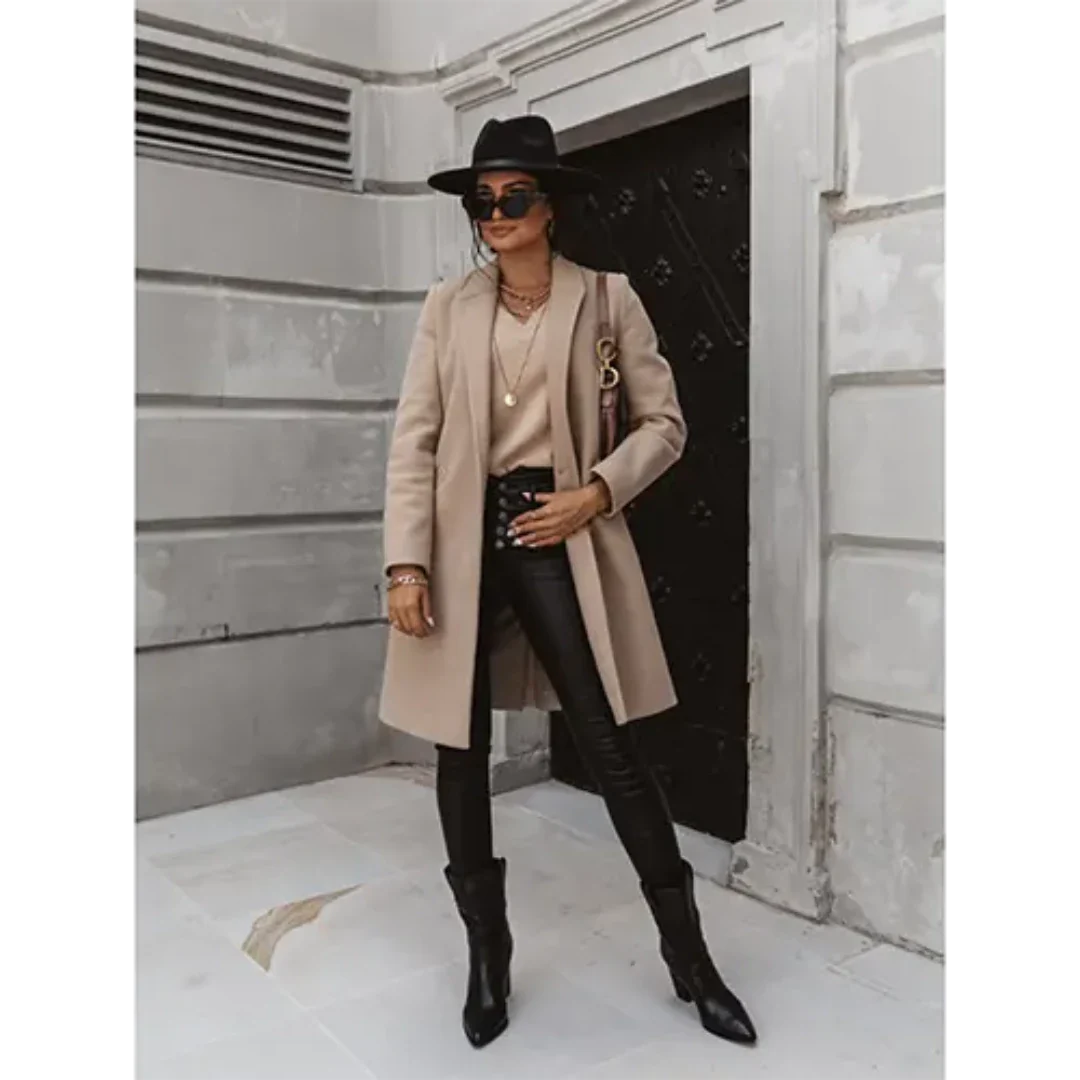 Alitze | Warm Long Trench Coat for Women