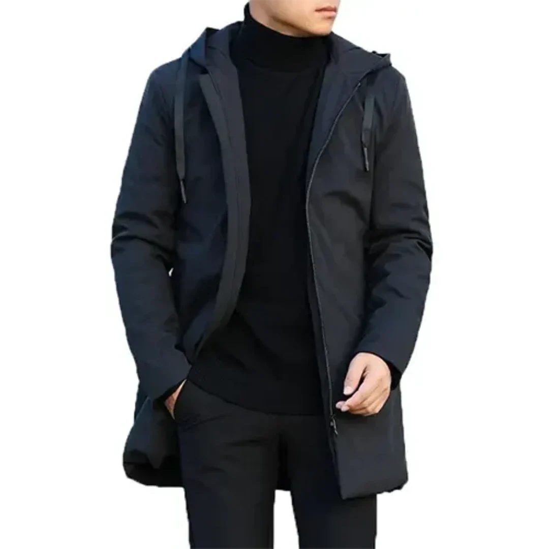 Alvin | Winter Long Zipper Jacket For Men