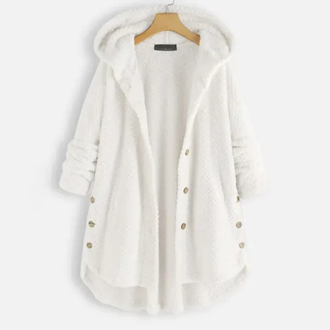 Amarisem | Warm Hooded Knitted Coat For Women