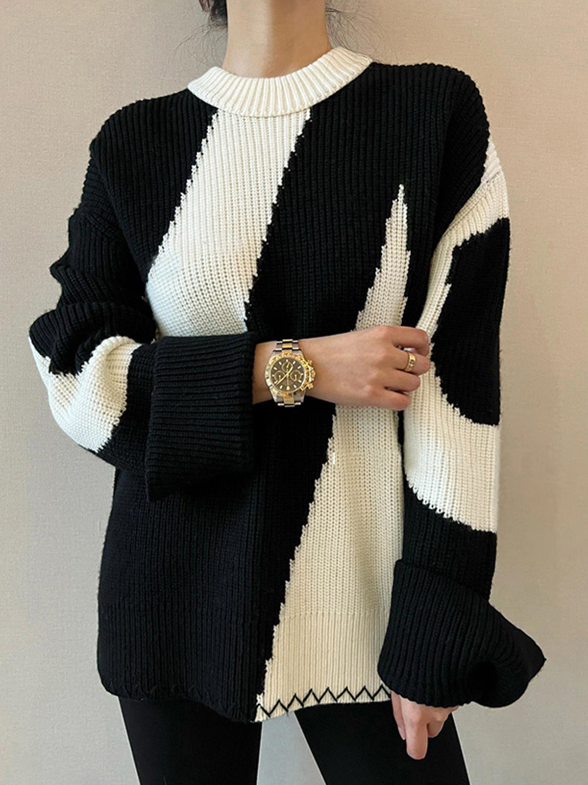 Oversized Zebrataur Sweater for women