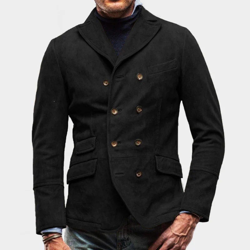 Giovani™ - Elegant Double-Breasted Blazer for Men