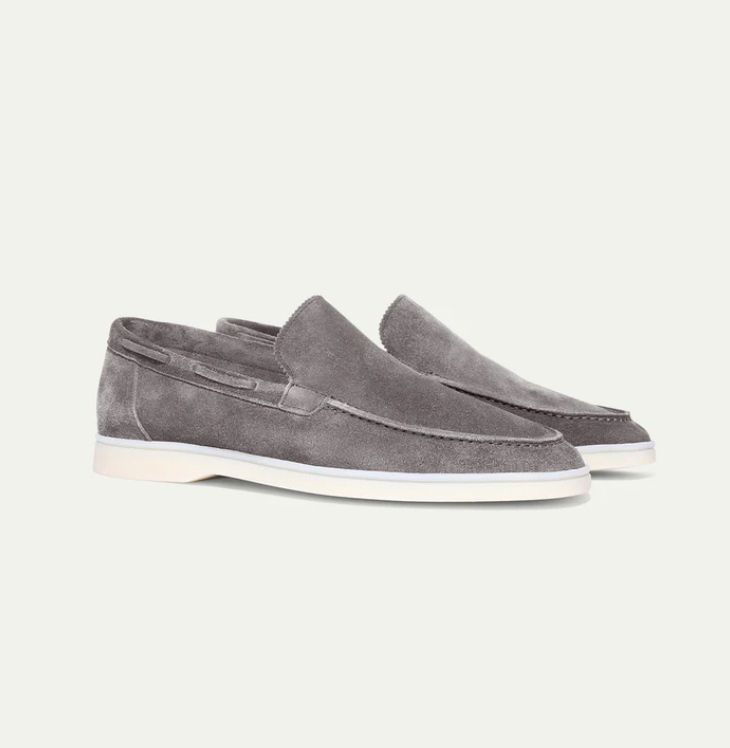 Classic men's suede loafers