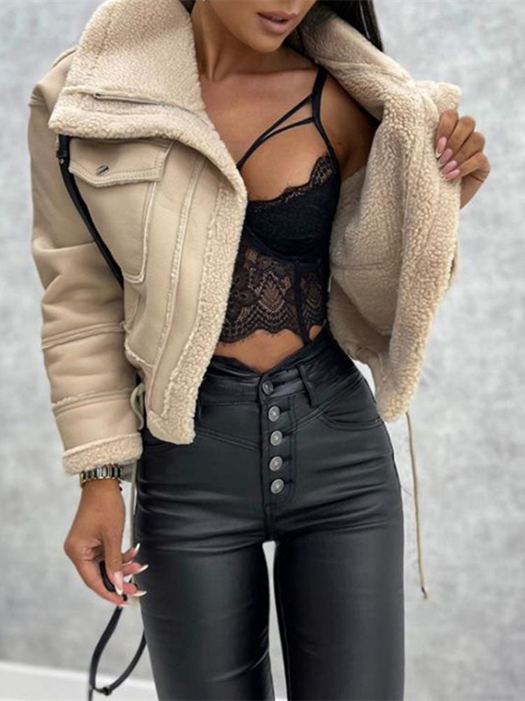 Nina - casual winter warm bomber jacket