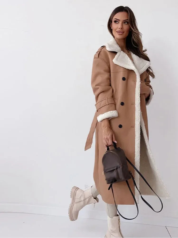 Casie | Warm Winter Long Coat for Women