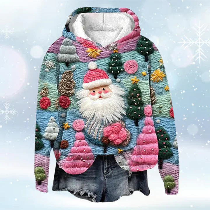 Warm festive jumper for women