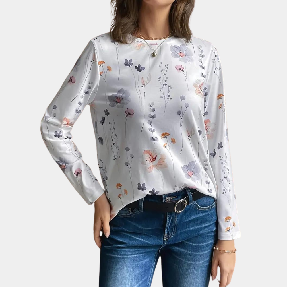 Women's floral blouse