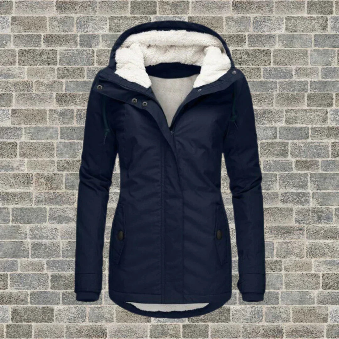 Chic Hooded Winter Coat for Women