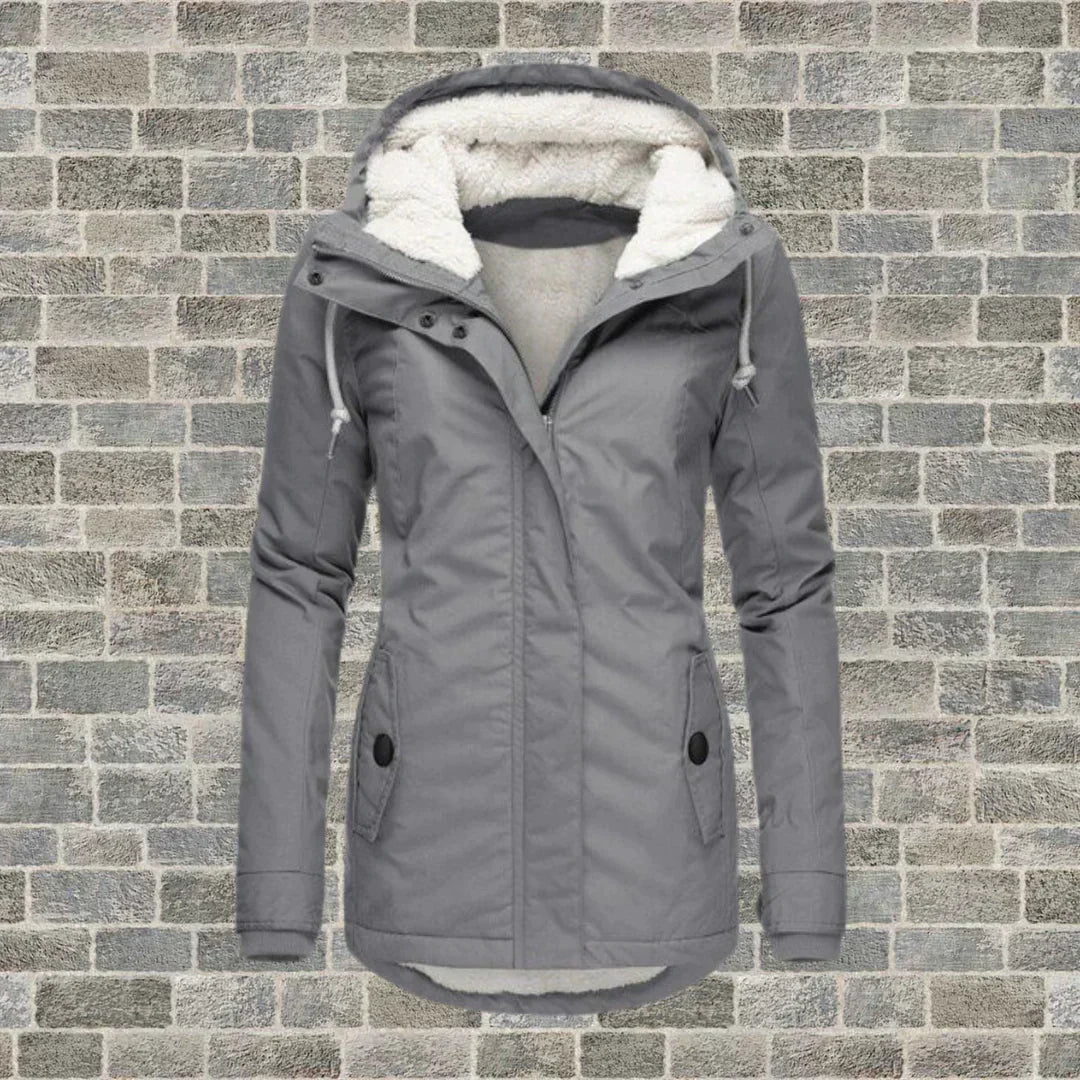 Chic Hooded Winter Coat for Women