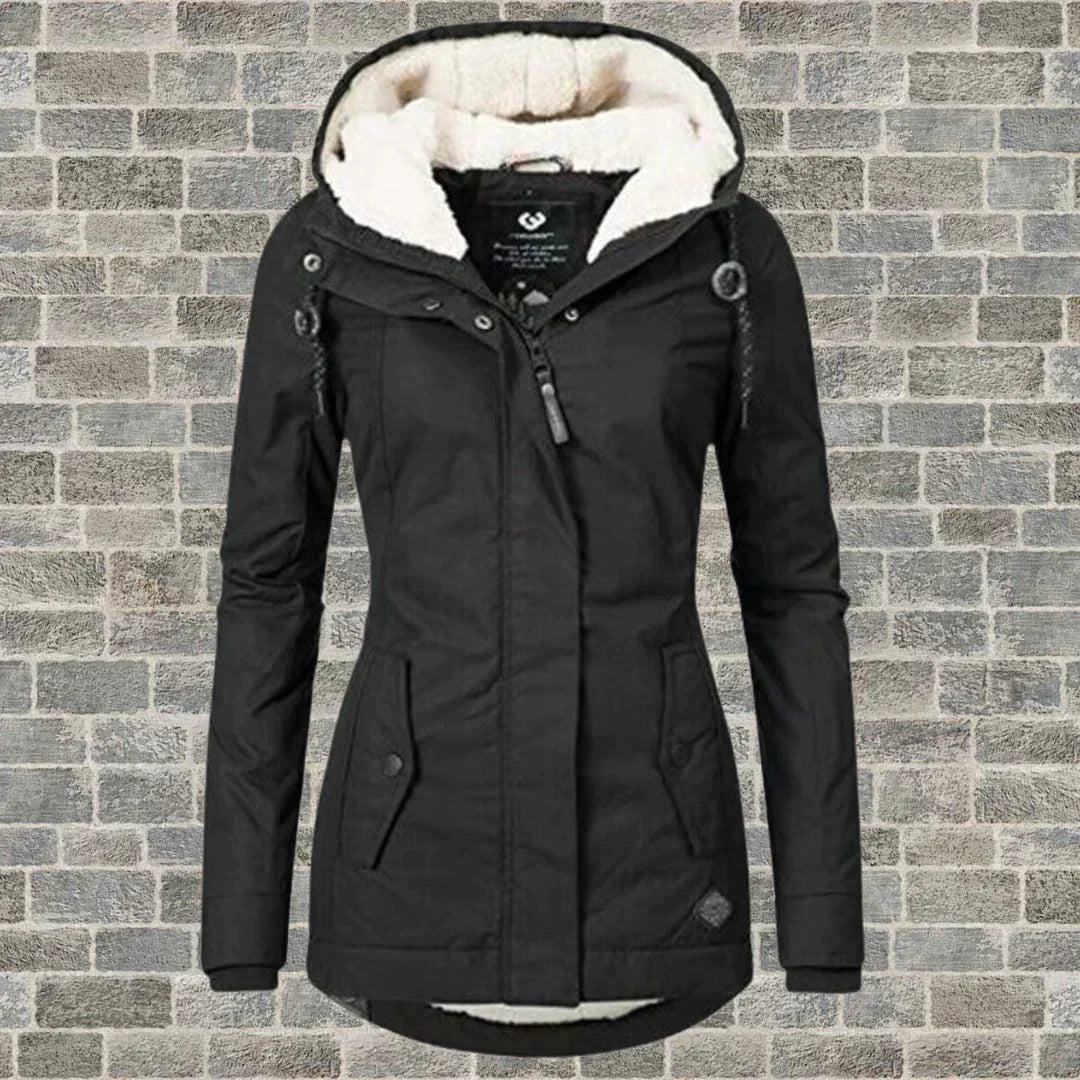 Chic Hooded Winter Coat for Women