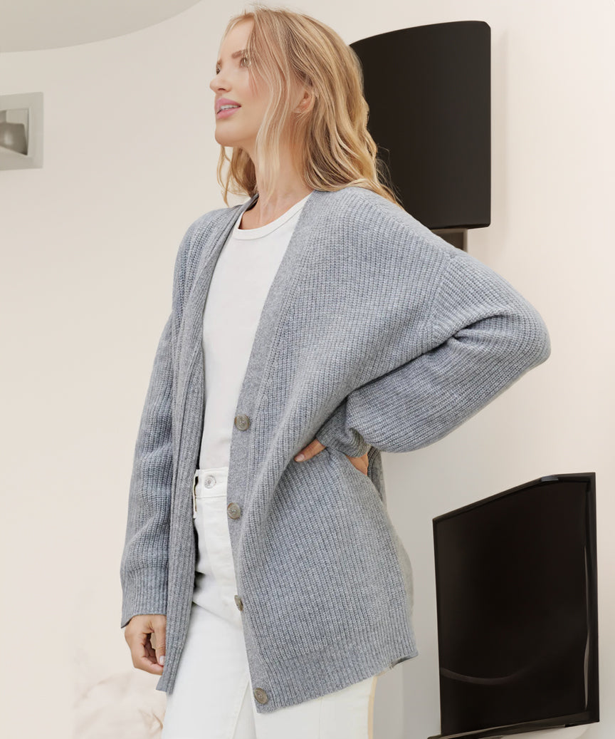 Casual cocoon cardigan