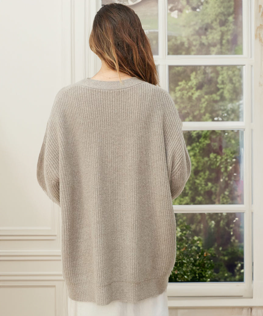 Casual cocoon cardigan