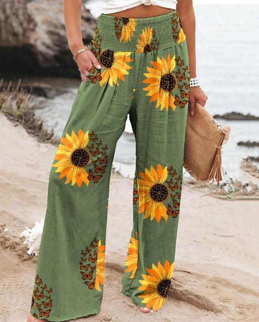 Chic printed trousers