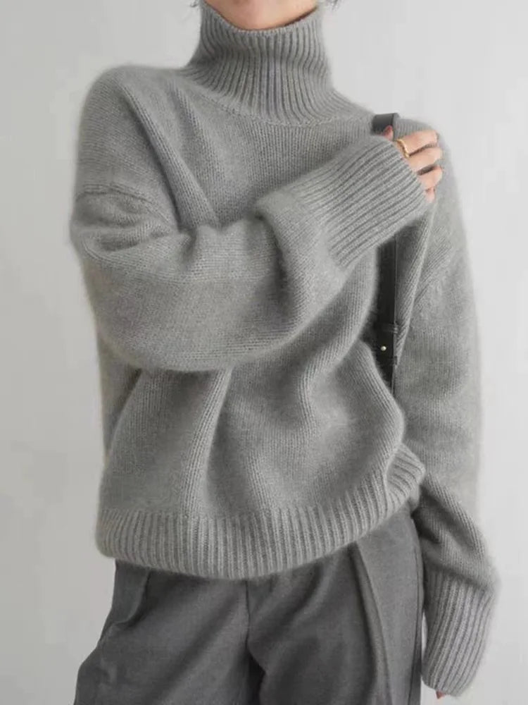 Cashmere turtleneck jumper