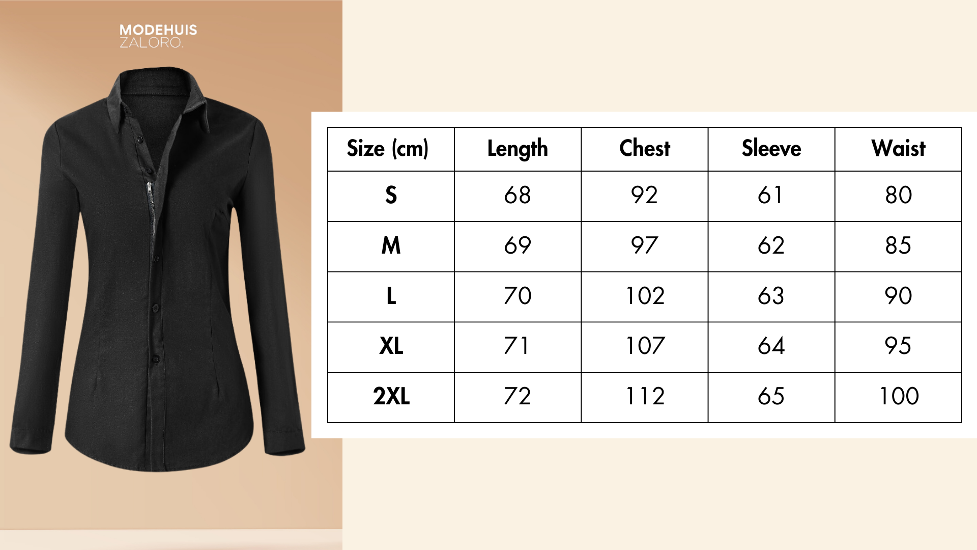 Amara - Easy Zip Shirt