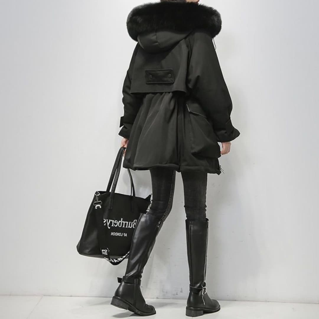 Luxurious parka for women