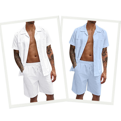 Stylish set for men: shirt & shorts